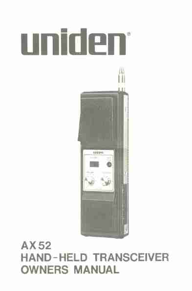 Uniden Automobile Accessories AX52-page_pdf